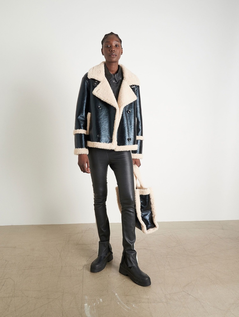 Stand studio leather jacket Clearance