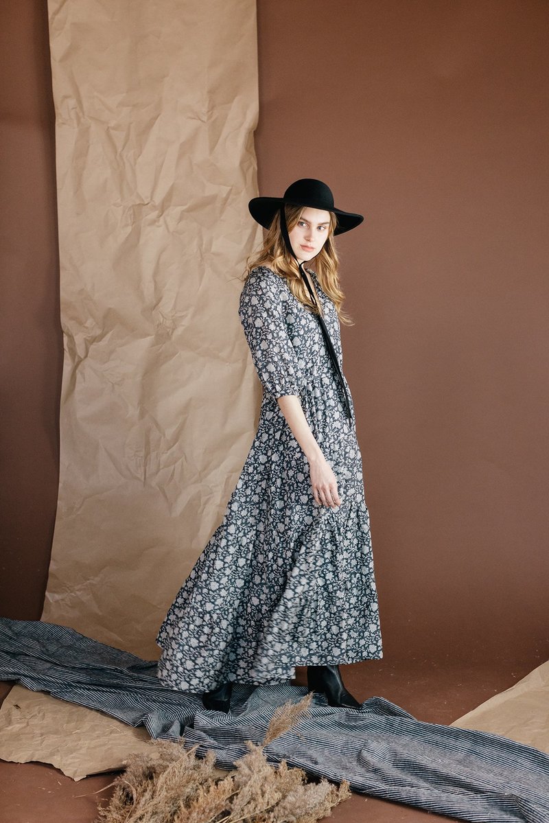 silk peasant dress Fiery Tie Dye Peasant Style Silk Charmeuse 3 Piece Maxi Dress Set circa 1970s