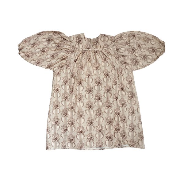 KIDS Tambere Luigi Dress - Brown Toile KIDS Tambere Luigi Dress - Brown Toile