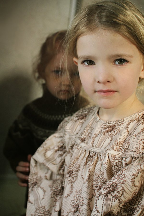 KIDS Tambere Luigi Dress - Brown Toile KIDS Tambere Luigi Dress - Brown Toile
