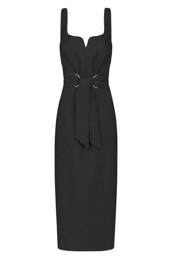 REBECCA VALLANCE GRETA MIDI DRESS - BLACK | Garmentory REBECCA VALLANCE GRETA MIDI DRESS - BLACK | Garmentory