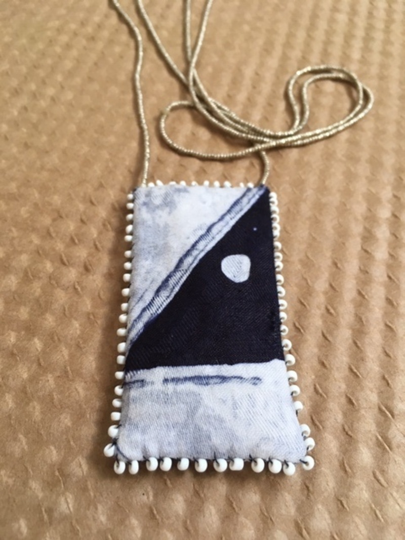 See Real Flowers Large Talisman - Indigo