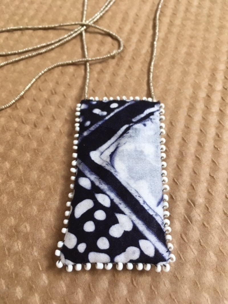 See Real Flowers Large Talisman - Indigo