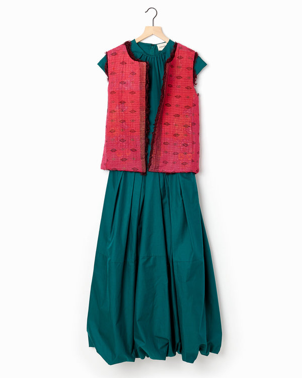 Khaite Rita Dress - Teal | Garmentory
