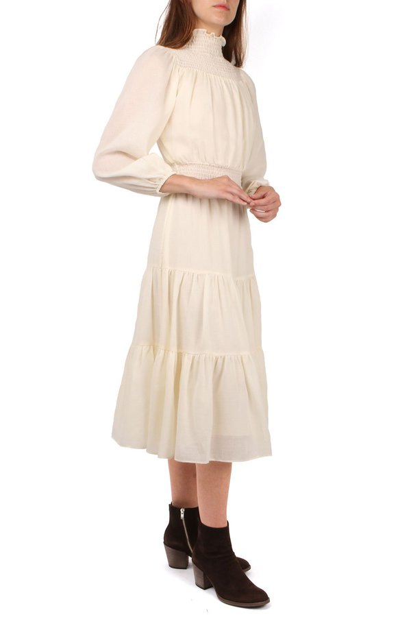 Warm Daisy Dress - Ecru Warm Daisy Dress - Ecru
