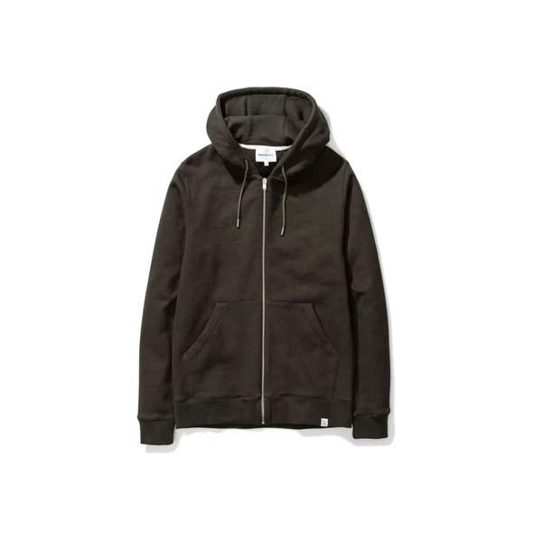 norse projects vagn zip moletom com capuz