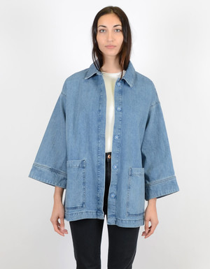 Ganni Wayne Denim Coat | Garmentory