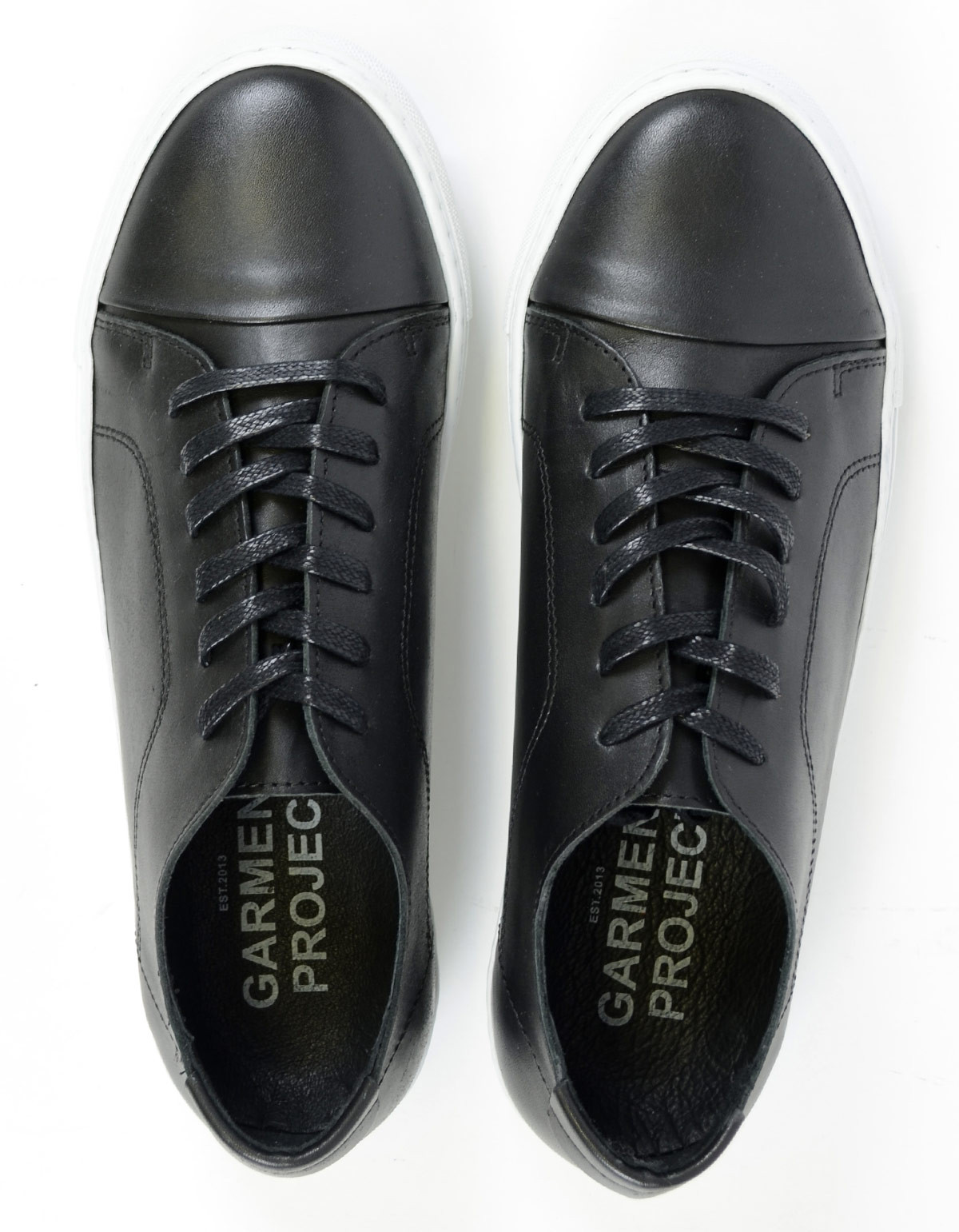 Garment Project Classic Lace Sneaker Black Garmentory