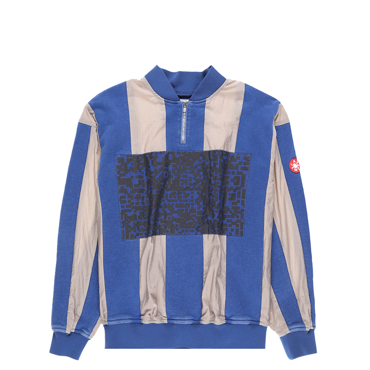 Stripe-Half-Zip-Pullover-