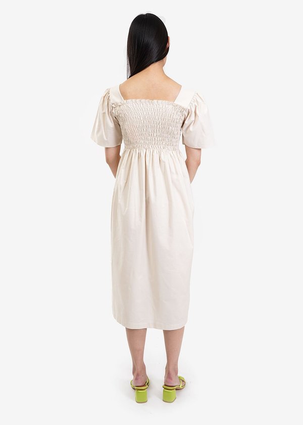 Lisa Says Gah Toni Midi Dress - ivory | Garmentory