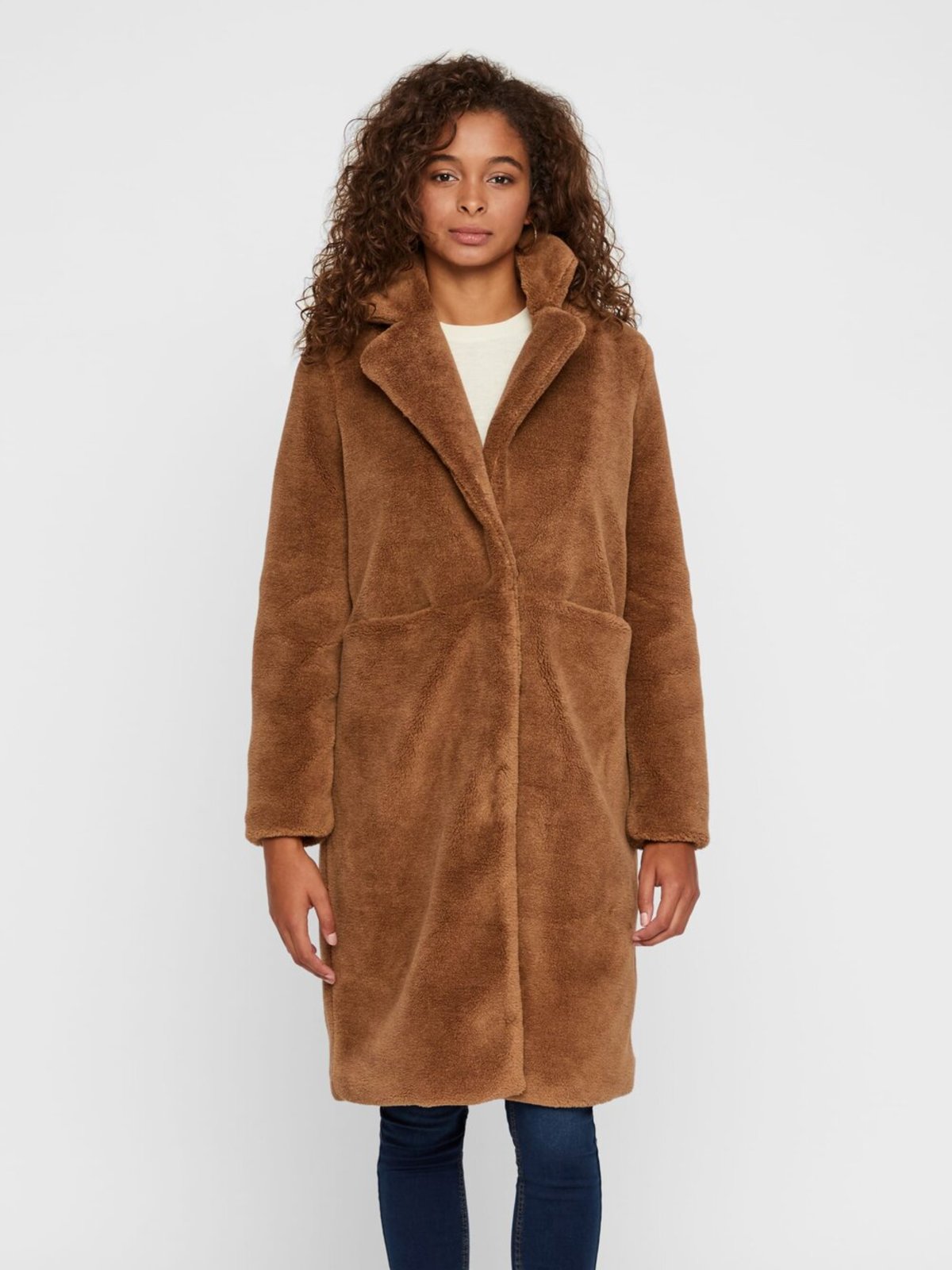 Ppsnabha Vero Moda Lynne Teddy Coat Bestseller Vero Moda Long Teddy Coat  Garmentory