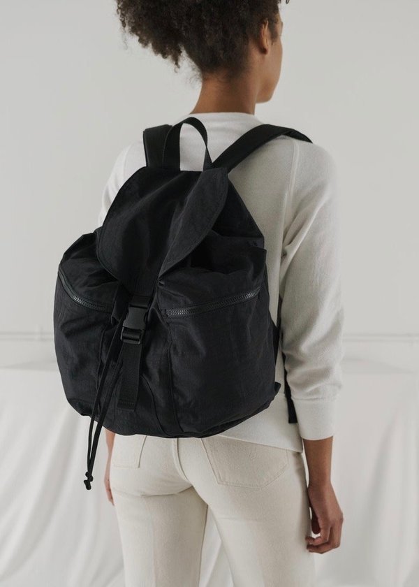 BAGGU Large Sport Backpack - Black | Garmentory display picture 1