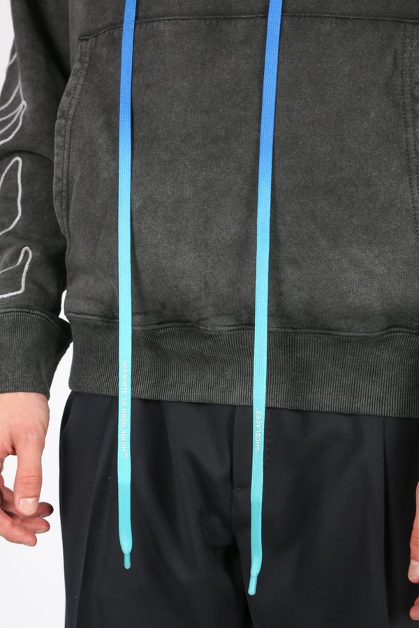 Off White Abstract Arrows Slim Hoodie | Garmentory