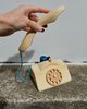 KIDS Grimm's Wooden Telephone - Natural - Thumbnail 5