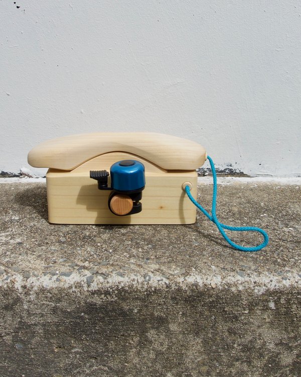 KIDS Grimm's Wooden Telephone - Natural