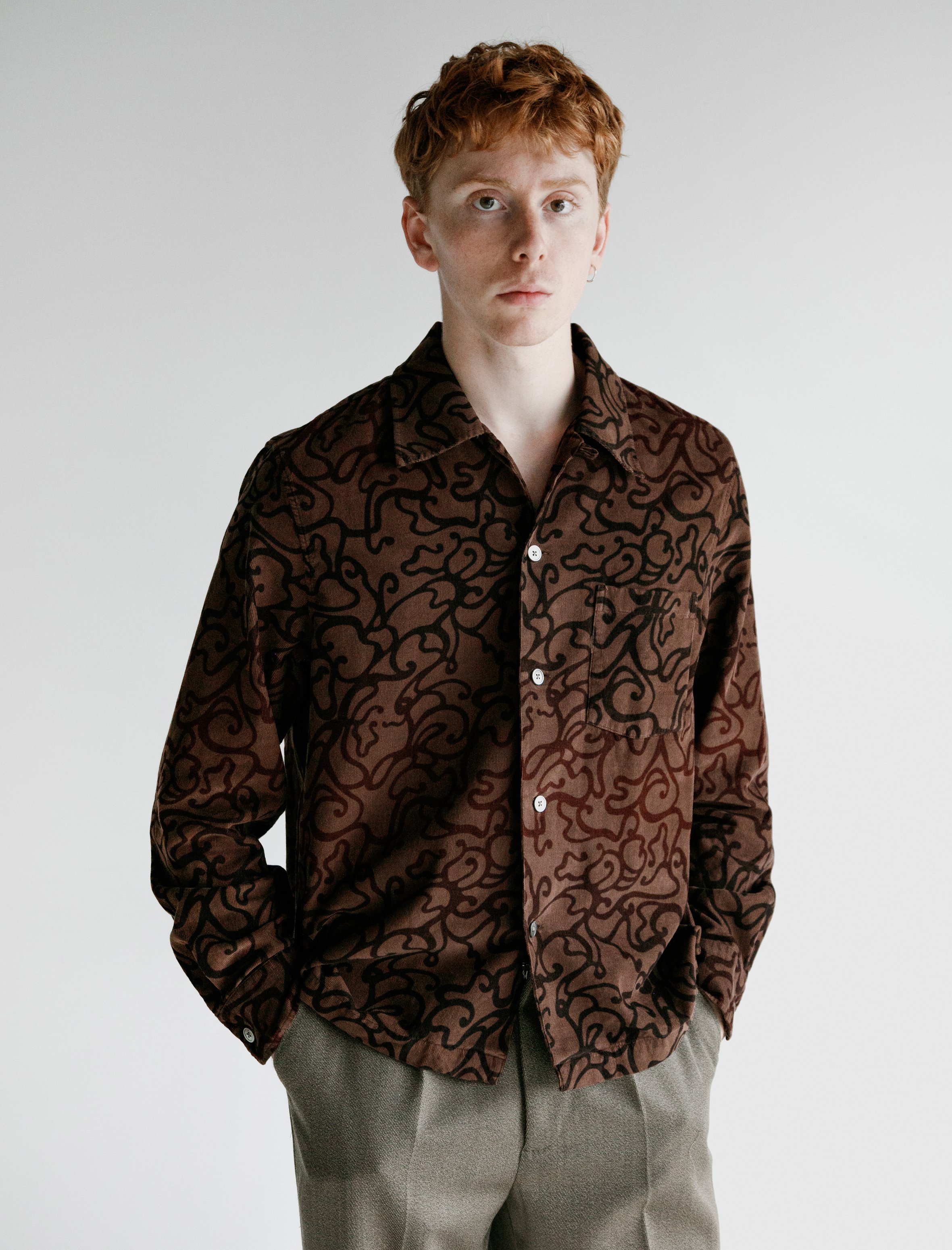 Our Legacy P.X Evening Shirt - Swirl Print | Garmentory