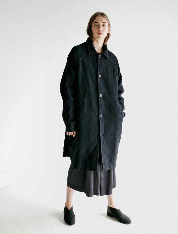 Casey Casey Oliver Coat - Navy | Garmentory
