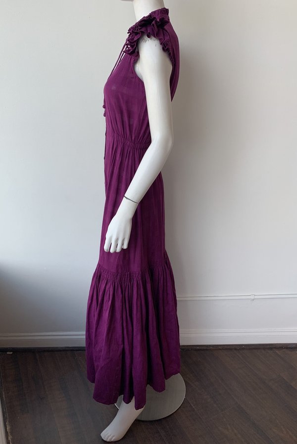 bibi maxi dress Biba Cotton Maxi Dress in Magical Blossom Cream