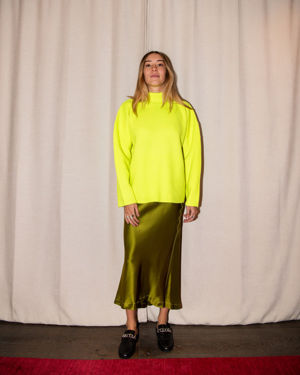 Sies Marjan Nora Turtleneck Sweater - Fluo Yellow