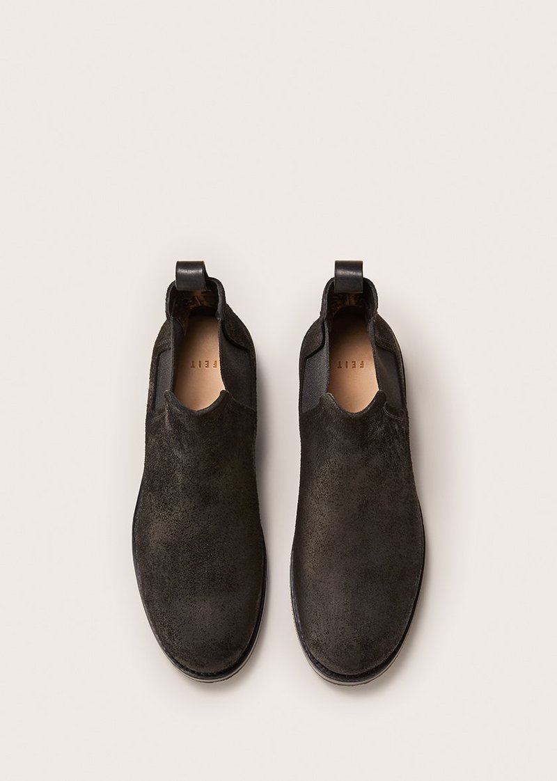 FEIT CHELSEA RUBBER BOOT - BLACK | Garmentory