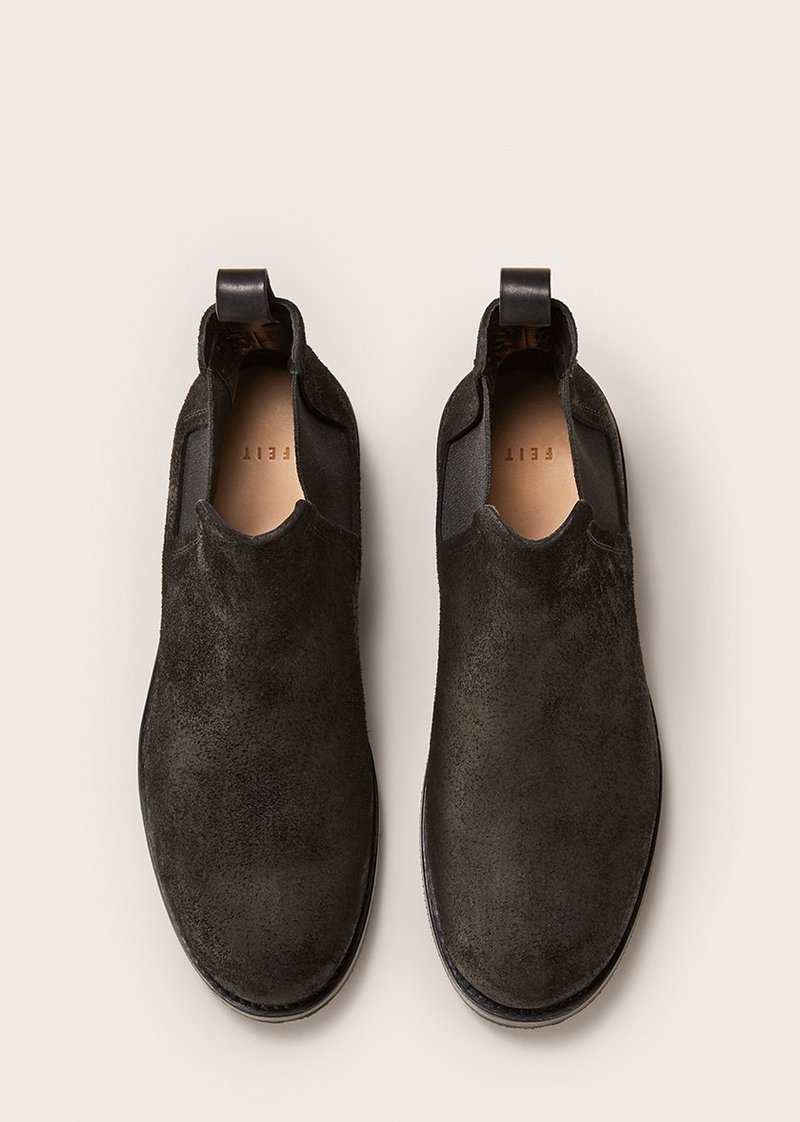 FEIT CHELSEA RUBBER BOOT - BLACK | Garmentory