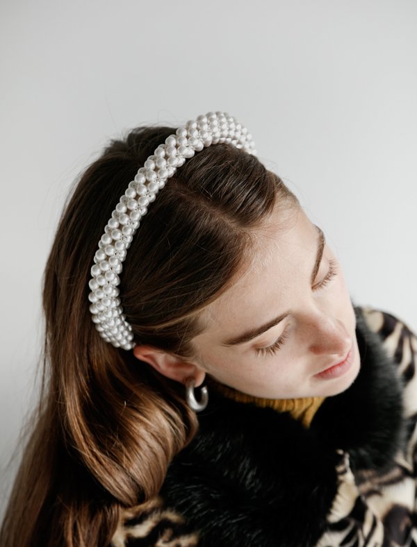 Shrimps Antonia Headband - Cream Shrimps Antonia Headband - Cream