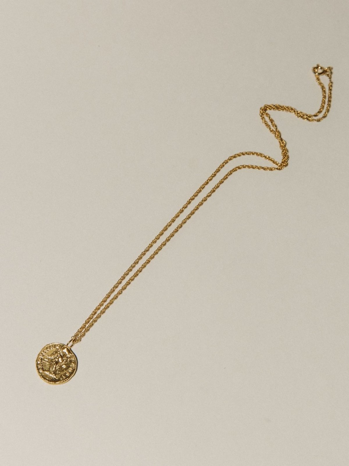 Pamela Card Veritas Aequitus Necklace - 24k Gold Vermeil - Image 3 of 7