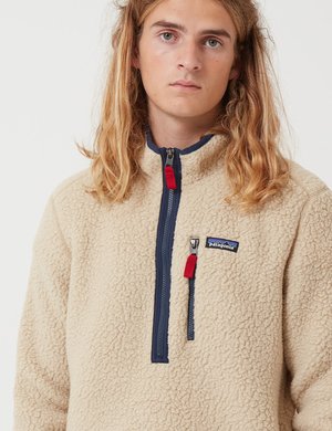 m's retro pile pullover