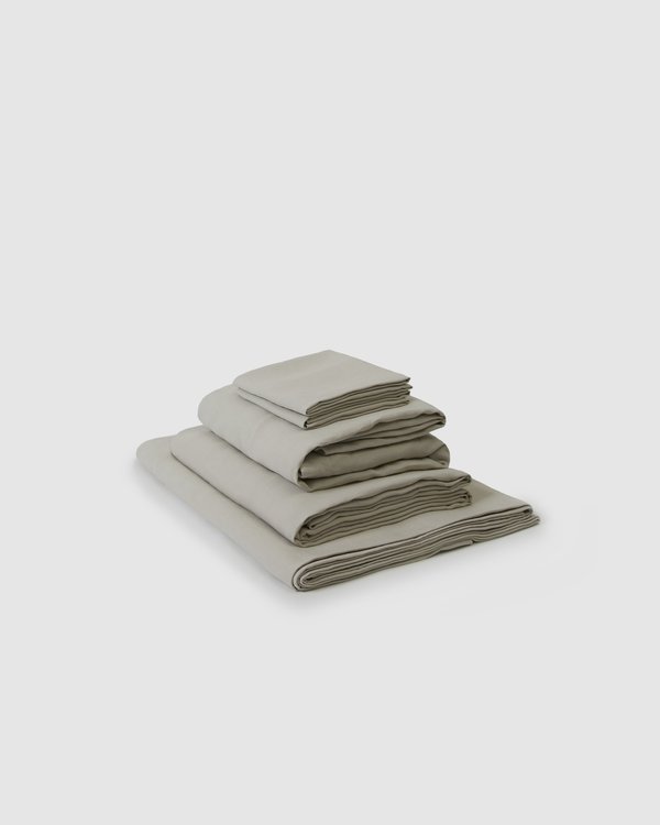 Shop Sunday Morning Marcel Linen Collection Set - Dove Shop Sunday Morning Marcel Linen Collection Set - Dove
