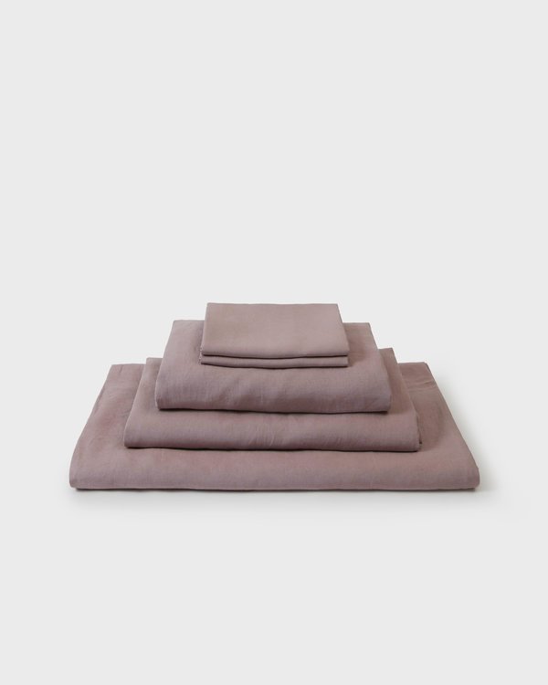 Shop Sunday Morning Marcel Linen Collection Set - Orchid Shop Sunday Morning Marcel Linen Collection Set - Orchid