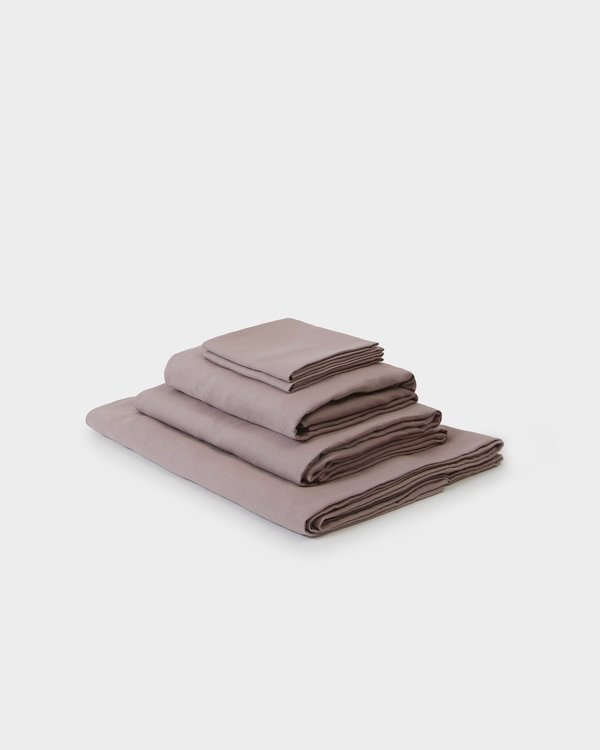 Shop Sunday Morning Marcel Linen Collection Set - Orchid Shop Sunday Morning Marcel Linen Collection Set - Orchid