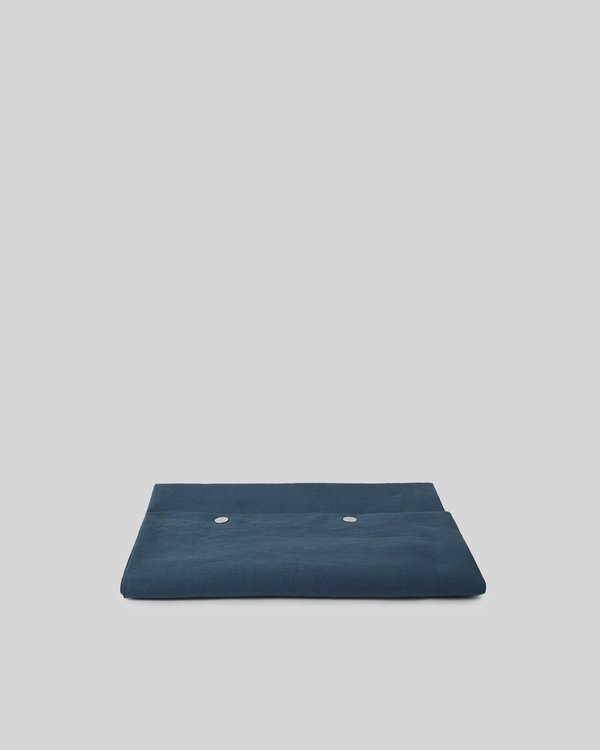 Shop Sunday Morning Marcel Linen Duvet Cover - Adriatic Shop Sunday Morning Marcel Linen Duvet Cover - Adriatic