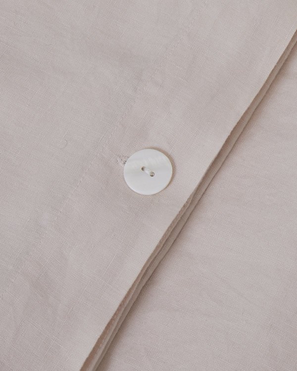 Shop Sunday Morning Marcel Linen Duvet Cover - Blush Shop Sunday Morning Marcel Linen Duvet Cover - Blush