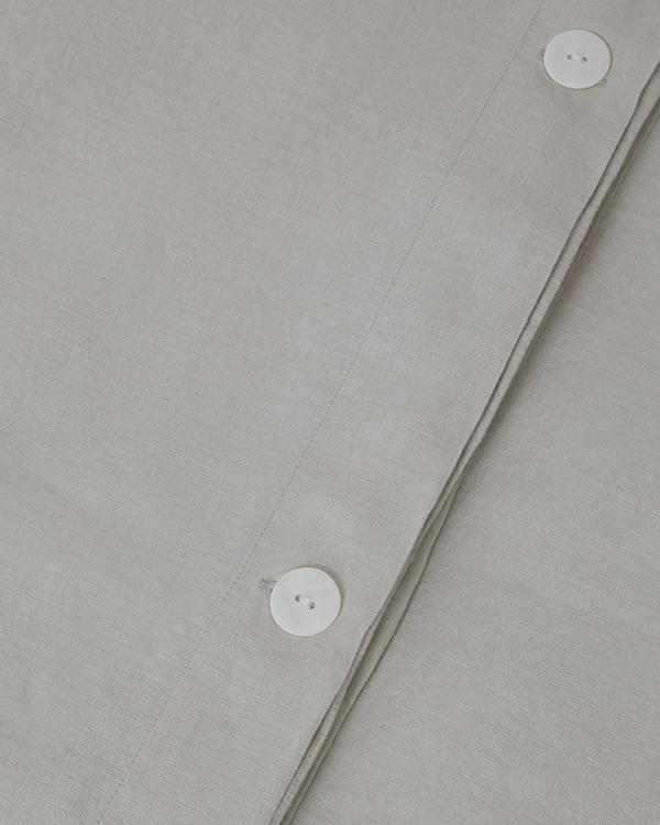 Shop Sunday Morning Marcel Linen Duvet Cover - Dove Shop Sunday Morning Marcel Linen Duvet Cover - Dove