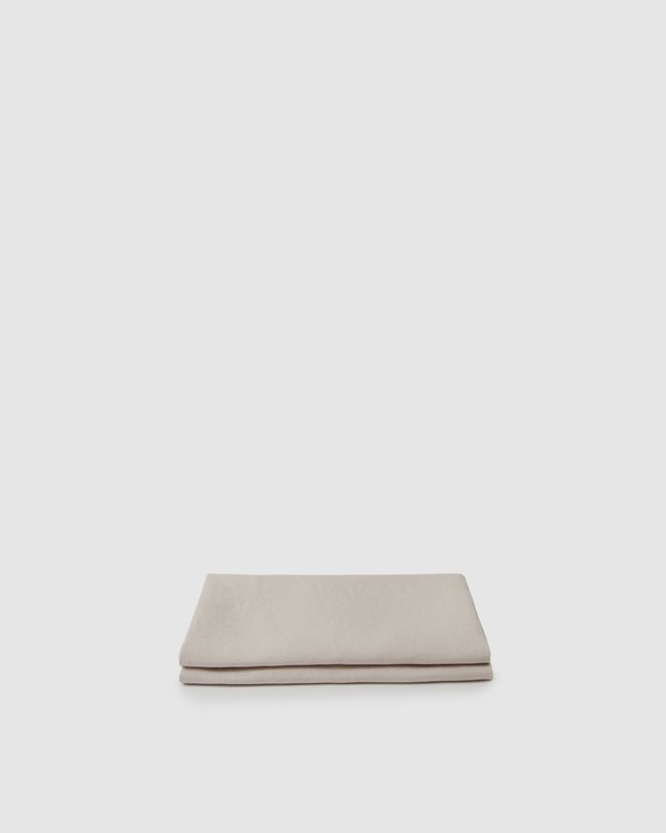 Shop Sunday Morning Marcel Linen Fitted Sheet - Blush Shop Sunday Morning Marcel Linen Fitted Sheet - Blush