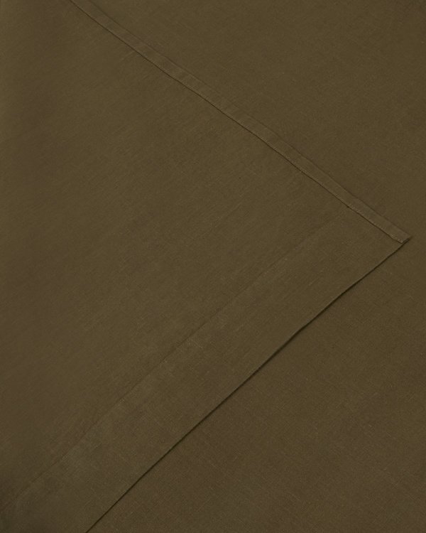 Shop Sunday Morning Marcel Linen Fitted Sheet - Moss Shop Sunday Morning Marcel Linen Fitted Sheet - Moss
