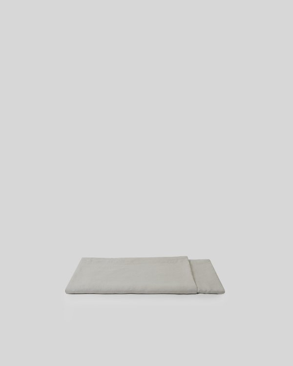 Shop Sunday Morning Marcel Linen Flat Sheet - Dove Shop Sunday Morning Marcel Linen Flat Sheet - Dove