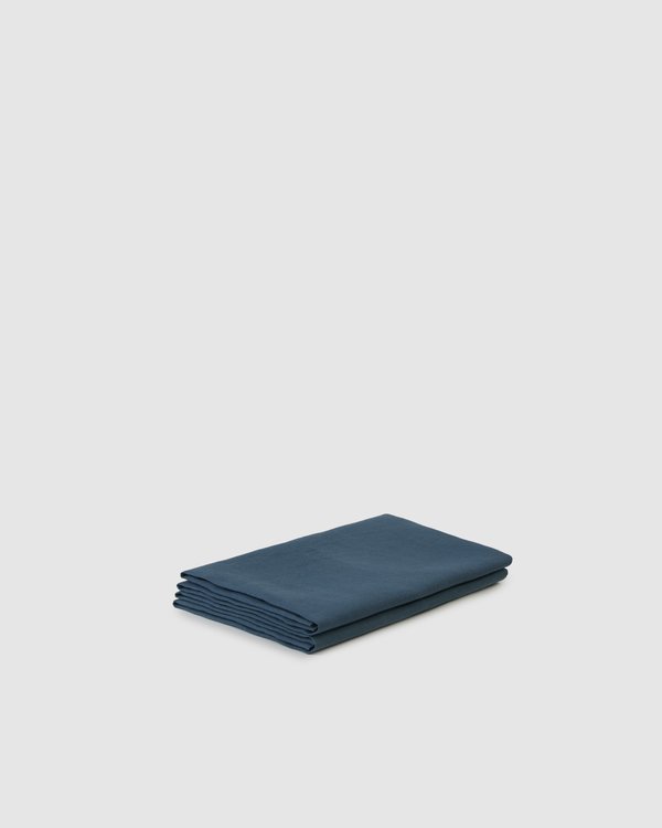 Shop Sunday Morning Marcel Linen Pair Pillowcases - Adriatic Shop Sunday Morning Marcel Linen Pair Pillowcases - Adriatic
