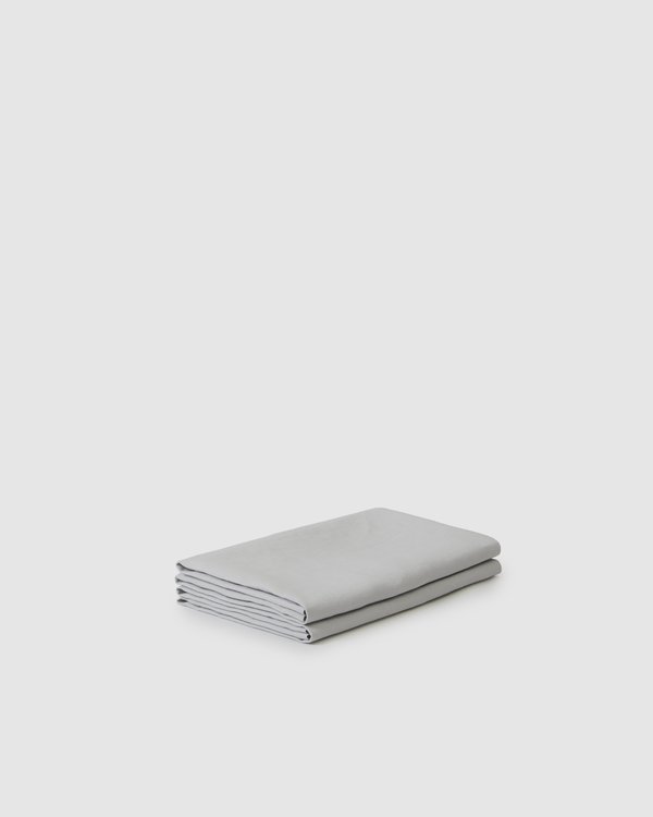 Shop Sunday Morning Marcel Linen Pair Pillowcases - Glacier Shop Sunday Morning Marcel Linen Pair Pillowcases - Glacier
