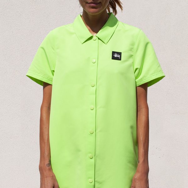 Stussy Nomi House Dress - light neon green
