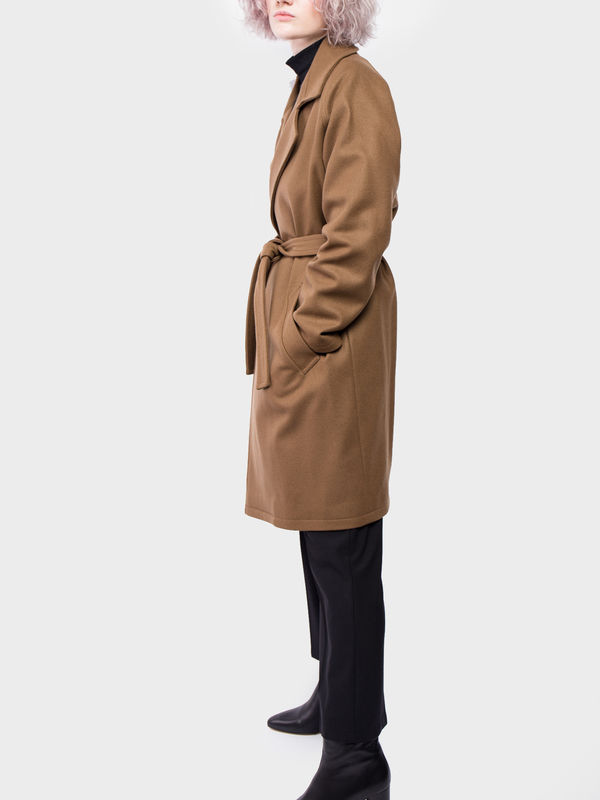 A.P.C. Manteau Bakerstreet Coat - Maroon | Garmentory
