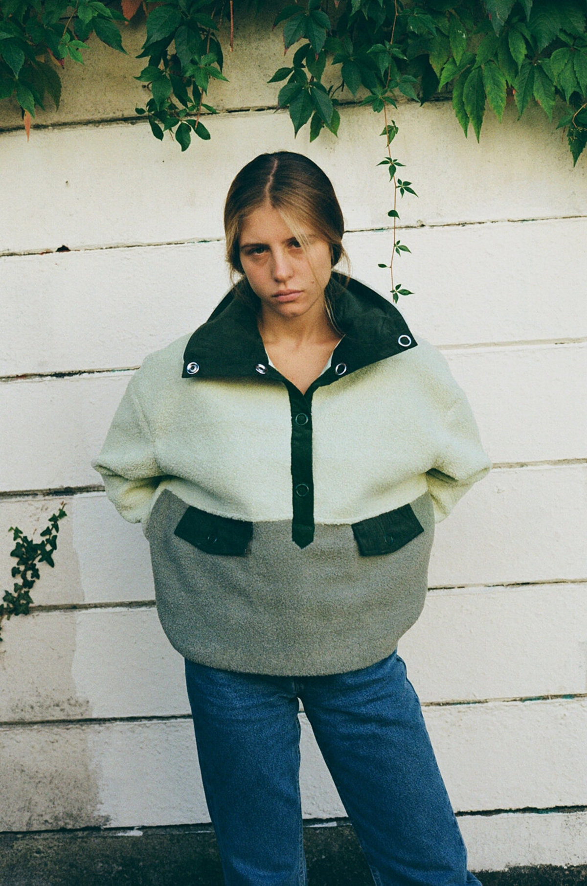 House of Sunny Teddy Pullover - Pistachio | Garmentory