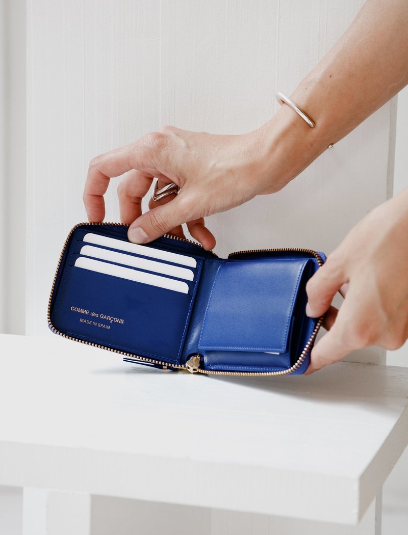 Zip Wallet Comme Des Garcons Wallet Small Classic Coin Zip Wallet