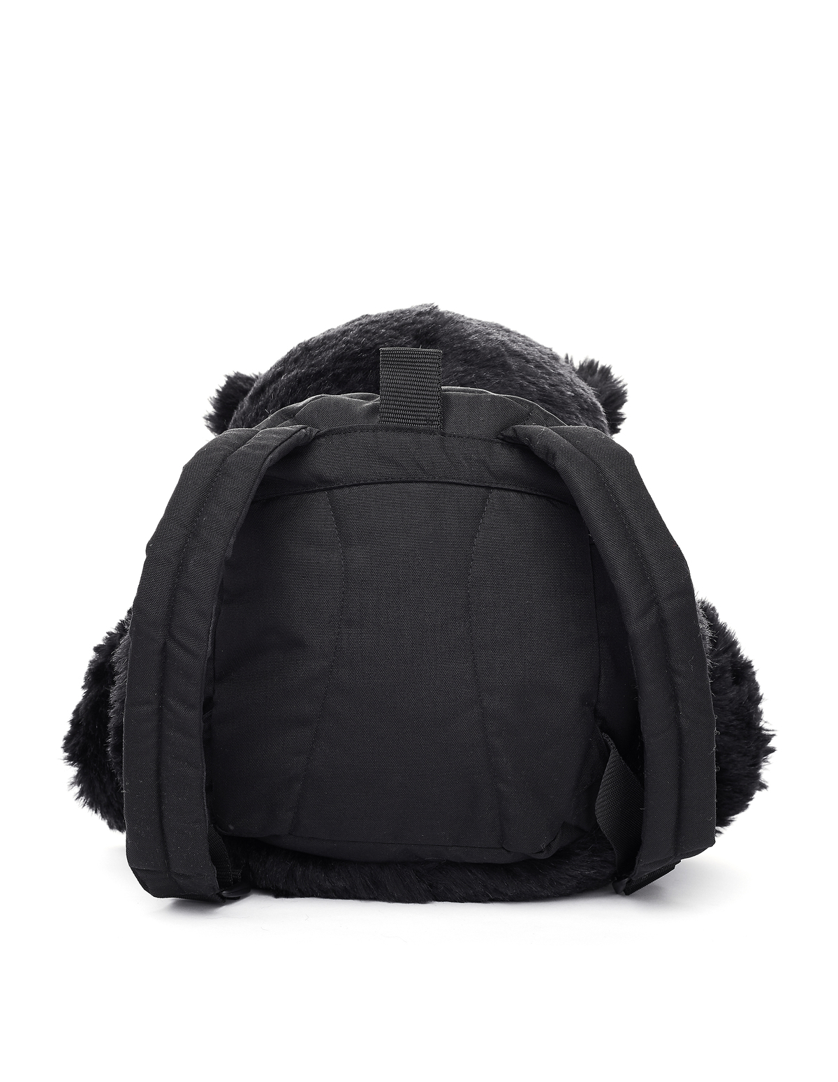 faux fur mini backpack black Rookie Kids Spacious main compartment with an internal mesh pocket for organization Kids Faux Fur Backpack |