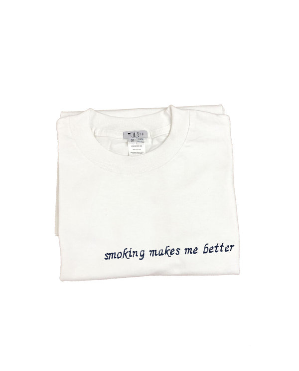 Unisex House of 950 smoking makes me better tee shirt Unisex House of 950 smoking makes me better tee shirt