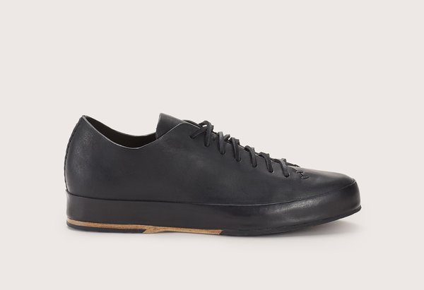FEIT HAND SEWN LOW RUBBER sneaker - black | Garmentory