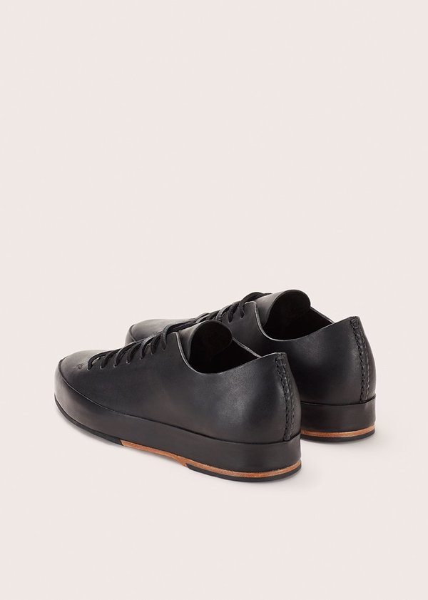 FEIT HAND SEWN LOW RUBBER sneaker - black | Garmentory
