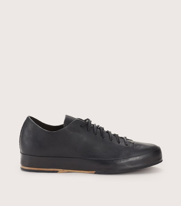 FEIT HAND SEWN LOW RUBBER sneaker - black | Garmentory