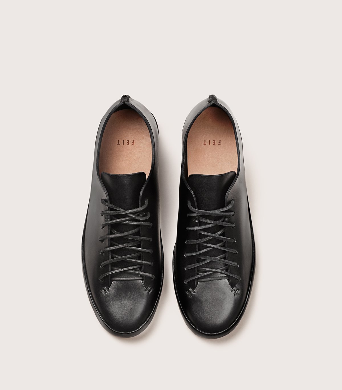 FEIT HAND SEWN LOW RUBBER sneaker - black | Garmentory