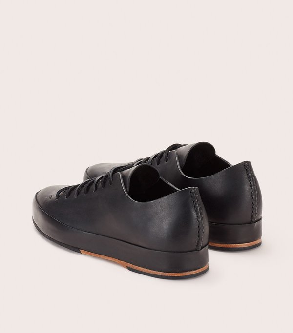 FEIT HAND SEWN LOW RUBBER sneaker - black | Garmentory